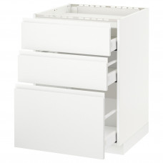 Доставка из Польши METOD / MAXIMERA sz stj pl/3fr/3szu, bialy/Voxtorp matowy bialy, 60x60 cm ИКЕА-49112789, ЕВРОИКЕА Калининград