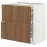Доставка из Польши METOD / MAXIMERA sz stj 2fr/2n/sr/w szu, bialy/Tistorp imitacja brazowego orzecha, 80x60 cm ИКЕА-39519204, ЕВРОИКЕА Калининград