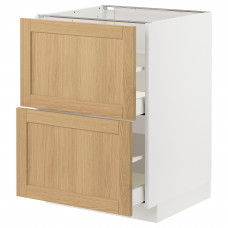 Доставка из Польши METOD / MAXIMERA sz stj 2fr/2w szu, bialy/Forsbacka dab, 60x60 cm ИКЕА-79509137, ЕВРОИКЕА Калининград