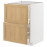 Доставка из Польши METOD / MAXIMERA sz stj 2fr/2w szu, bialy/Forsbacka dab, 60x60 cm ИКЕА-79509137, ЕВРОИКЕА Калининград