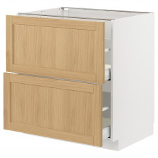 Доставка из Польши METOD / MAXIMERA sz stj 2fr/2w szu, bialy/Forsbacka dab, 80x60 cm ИКЕА-19509140, ЕВРОИКЕА Калининград