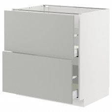 Доставка из Польши METOD / MAXIMERA sz stj 2fr/2w szu, bialy/Havstorp jasnoszary, 80x60 cm ИКЕА-79537965, ЕВРОИКЕА Калининград