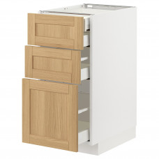 Доставка из Польши METOD / MAXIMERA sz stj 3fr/2n/sr/w szu, bialy/Forsbacka dab, 40x60 cm ИКЕА-19509116, ЕВРОИКЕА Калининград