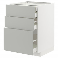 Доставка из Польши METOD / MAXIMERA sz stj 3fr/2n/sr/w szu, bialy/Havstorp jasnoszary, 60x60 cm ИКЕА-09539326, ЕВРОИКЕА Калининград