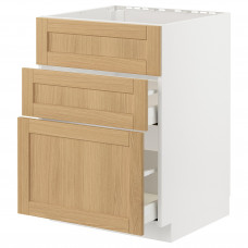 Доставка из Польши METOD / MAXIMERA sz stj zl+3fr/2szu, bialy/Forsbacka dab, 60x60 cm ИКЕА-09509188, ЕВРОИКЕА Калининград