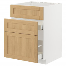 Доставка из Польши METOD / MAXIMERA sz stj zl+3fr/2szu, bialy/Forsbacka dab, 60x60 cm ИКЕА-69509152, ЕВРОИКЕА Калининград