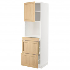 Доставка из Польши METOD / MAXIMERA sza do mikr komb drzw/3szu, bialy/Forsbacka dab, 60x60x200 cm ИКЕА-09509560, ЕВРОИКЕА Калининград