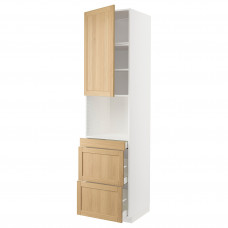 Доставка из Польши METOD / MAXIMERA sza do mikr komb drzw/3szu, bialy/Forsbacka dab, 60x60x240 cm ИКЕА-79509566, ЕВРОИКЕА Калининград