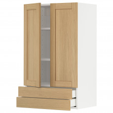 Доставка из Польши METOD / MAXIMERA sza sc 2 drz/2 szuf, bialy/Forsbacka dab, 60x100 cm ИКЕА-69509406, ЕВРОИКЕА Калининград