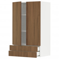 Доставка из Польши METOD / MAXIMERA sza sc 2 drz/2 szuf, bialy/Tistorp imitacja brazowego orzecha, 60x100 cm ИКЕА-29518931, ЕВРОИКЕА Калининград