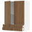 Доставка из Польши METOD / MAXIMERA sza sc 2 drz/2 szuf, bialy/Tistorp imitacja brazowego orzecha, 80x100 cm ИКЕА-69519071, ЕВРОИКЕА Калининград