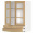 Доставка из Польши METOD / MAXIMERA sza sc 2 szkl drz/2 szuf, bialy/Forsbacka dab, 80x100 cm ИКЕА-39509403, ЕВРОИКЕА Калининград