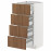 Доставка из Польши METOD / MAXIMERA sza st 4fr/4szu, bialy/Tistorp imitacja brazowego orzecha, 40x37 cm ИКЕА-09519333, ЕВРОИКЕА Калининград