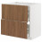 Доставка из Польши METOD / MAXIMERA sza st pl/2fr/2szu, bialy/Tistorp imitacja brazowego orzecha, 80x60 cm ИКЕА-99519178, ЕВРОИКЕА Калининград