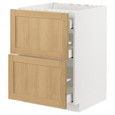 Доставка из Польши METOD / MAXIMERA sza st pl/2fr/3szu, bialy/Forsbacka dab, 60x60 cm ИКЕА-99509221, ЕВРОИКЕА Калининград