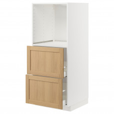 Доставка из Польши METOD / MAXIMERA sza st wys pie/2szu, bialy/Forsbacka dab, 60x60x140 cm ИКЕА-79509533, ЕВРОИКЕА Калининград