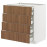Доставка из Польши METOD / MAXIMERA sza stj 4fr/2n/3sr szu, bialy/Tistorp imitacja brazowego orzecha, 80x60 cm ИКЕА-99518923, ЕВРОИКЕА Калининград