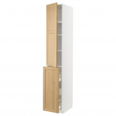 Доставка из Польши METOD / MAXIMERA sza wys 3szu/1d/2pol, bialy/Forsbacka dab, 40x60x240 cm ИКЕА-09509485, ЕВРОИКЕА Калининград
