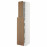 Доставка из Польши METOD / MAXIMERA sza wys z wys 4szu/1drz/2pol, bialy/Tistorp imitacja brazowego orzecha, 40x60x220 cm ИКЕА-29519030, ЕВРОИКЕА Калининград