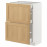 Доставка из Польши METOD / MAXIMERA szafka stj 2fr/3szu, bialy/Forsbacka dab, 60x37 cm ИКЕА-39509281, ЕВРОИКЕА Калининград