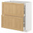 Доставка из Польши METOD / MAXIMERA szafka stj 2fr/3szu, bialy/Forsbacka dab, 80x37 cm ИКЕА-79509284, ЕВРОИКЕА Калининград