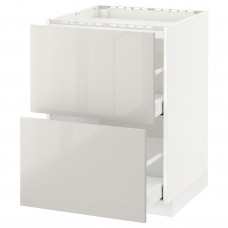 Доставка из Польши METOD / MAXIMERA sz stj pl/2fr/2szu, bialy/Ringhult jasnoszary, 60x60 cm ИКЕА-39141966, ЕВРОИКЕА Калининград
