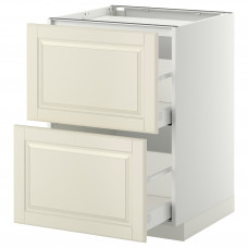 Доставка из Польши METOD / MAXIMERA sz stj pl/2fr/2szu, bialy/Bodbyn kremowy, 60x60 cm ИКЕА-99924205, ЕВРОИКЕА Калининград