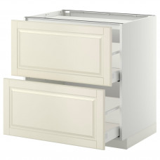 Доставка из Польши METOD / MAXIMERA sz stj pl/2fr/2szu, bialy/Bodbyn kremowy, 80x60 cm ИКЕА-59924207, ЕВРОИКЕА Калининград