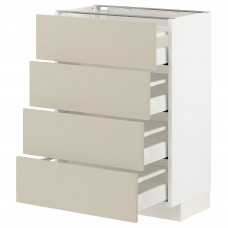 Доставка из Польши METOD / MAXIMERA sza st 4fr/4szu, bialy/Havstorp bezowy, 60x37 cm ИКЕА-29426658, ЕВРОИКЕА Калининград