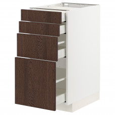 Доставка из Польши METOD / MAXIMERA sza st 4fr/4szu, bialy/Sinarp brazowy, 40x60 cm ИКЕА-79404135, ЕВРОИКЕА Калининград