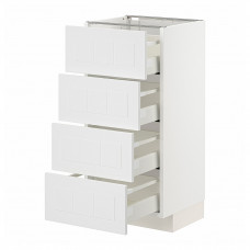Доставка из Польши METOD / MAXIMERA sza st 4fr/4szu, bialy/Stensund bialy, 40x37 cm ИКЕА-99409486, ЕВРОИКЕА Калининград