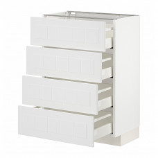 Доставка из Польши METOD / MAXIMERA sza st 4fr/4szu, bialy/Stensund bialy, 60x37 cm ИКЕА-79409487, ЕВРОИКЕА Калининград