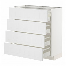 Доставка из Польши METOD / MAXIMERA sza st 4fr/4szu, bialy/Stensund bialy, 80x37 cm ИКЕА-59409488, ЕВРОИКЕА Калининград