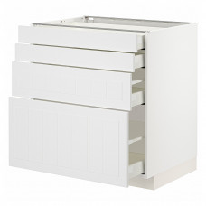 Доставка из Польши METOD / MAXIMERA sza st 4fr/4szu, bialy/Stensund bialy, 80x60 cm ИКЕА-99409504, ЕВРОИКЕА Калининград