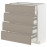 Доставка из Польши METOD / MAXIMERA sza st 4fr/4szu, bialy/Upplov matowy ciemnobezowy, 80x37 cm ИКЕА-59492487, ЕВРОИКЕА Калининград