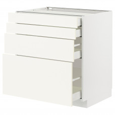 Доставка из Польши METOD / MAXIMERA sza st 4fr/4szu, bialy/Vallstena bialy, 80x60 cm ИКЕА-69507214, ЕВРОИКЕА Калининград