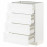Доставка из Польши METOD / MAXIMERA sza st 4fr/4szu, bialy Enkoping/bialy imitacja drewna, 60x37 cm ИКЕА-99473415, ЕВРОИКЕА Калининград