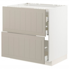 Доставка из Польши METOD / MAXIMERA sza st pl/2fr/3szu, bialy/Stensund bezowy, 80x60 cm ИКЕА-89408208, ЕВРОИКЕА Калининград