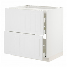 Доставка из Польши METOD / MAXIMERA sza st pl/2fr/3szu, bialy/Stensund bialy, 80x60 cm ИКЕА-39409494, ЕВРОИКЕА Калининград