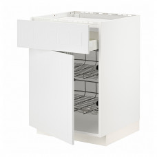 Доставка из Польши METOD / MAXIMERA sza st n pl/szu/2dr ko, bialy/Stensund bialy, 60x60 cm ИКЕА-79465275, ЕВРОИКЕА Калининград
