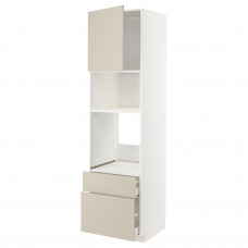 Доставка из Польши METOD / MAXIMERA w sz d pie/mikr z drz/2 szu, bialy/Havstorp bezowy, 60x60x220 cm ИКЕА-69462710, ЕВРОИКЕА Калининград