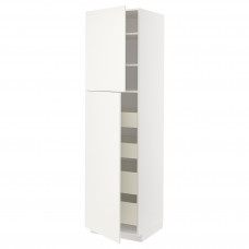 Доставка из Польши METOD / MAXIMERA szafka wys 2drzwi/4szufl, bialy/Havstorp bezowy, 60x60x220 cm ИКЕА-99466288, ЕВРОИКЕА Калининград