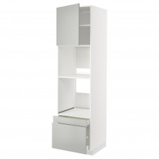 Доставка из Польши METOD / MAXIMERA w sz n pie/pie kom dr/2 szu, bialy/Havstorp jasnoszary, 60x60x220 cm ИКЕА-19539000, ЕВРОИКЕА Калининград