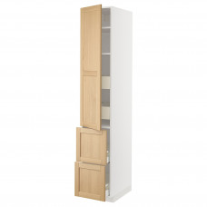 Доставка из Польши METOD / MAXIMERA w sz z pol/4 szu/drz/2 fr, bialy/Forsbacka dab, 40x60x220 cm ИКЕА-79509458, ЕВРОИКЕА Калининград
