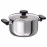 Доставка из Польши MIDDAGSMAT garnek z pokrywka, szklo bezbarwne/stal nierdz, 3 l ИКЕА-20463711, ЕВРОИКЕА Калининград