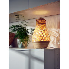 Доставка из Польши ⭐⭐⭐⭐⭐ MISTERHULT lampa stolowa, bambus/wykonano recznie, 36 cm,ИКЕА-50437626, Евро Икеа Калининград