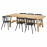 Доставка из Польши MOCKELBY / IKEA PS 2012 stol i 6 krzesel, dab/czarny, 235x100 cm ИКЕА-99131790, ЕВРОИКЕА Калининград