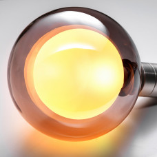 Доставка из Польши ⭐⭐⭐⭐⭐ MOLNART Светодиодная лампа E27 100 люмен, двойной шар серого цвета, прозрачное стекло, 180 mm,ИКЕА-50513936, Евро Икеа Калининград