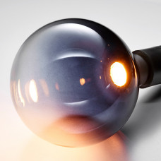 Доставка из Польши ⭐⭐⭐⭐⭐ MOLNART Светодиодная лампа E27 100 люмен, шар/черное прозрачное стекло, 150 mm,ИКЕА-20513495, Евро Икеа Калининград