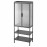 Доставка из Польши MOSSJON witryna z 2 drzwi, antracyt, 60x34x146 cm ИКЕА-30564333, ЕВРОИКЕА Калининград